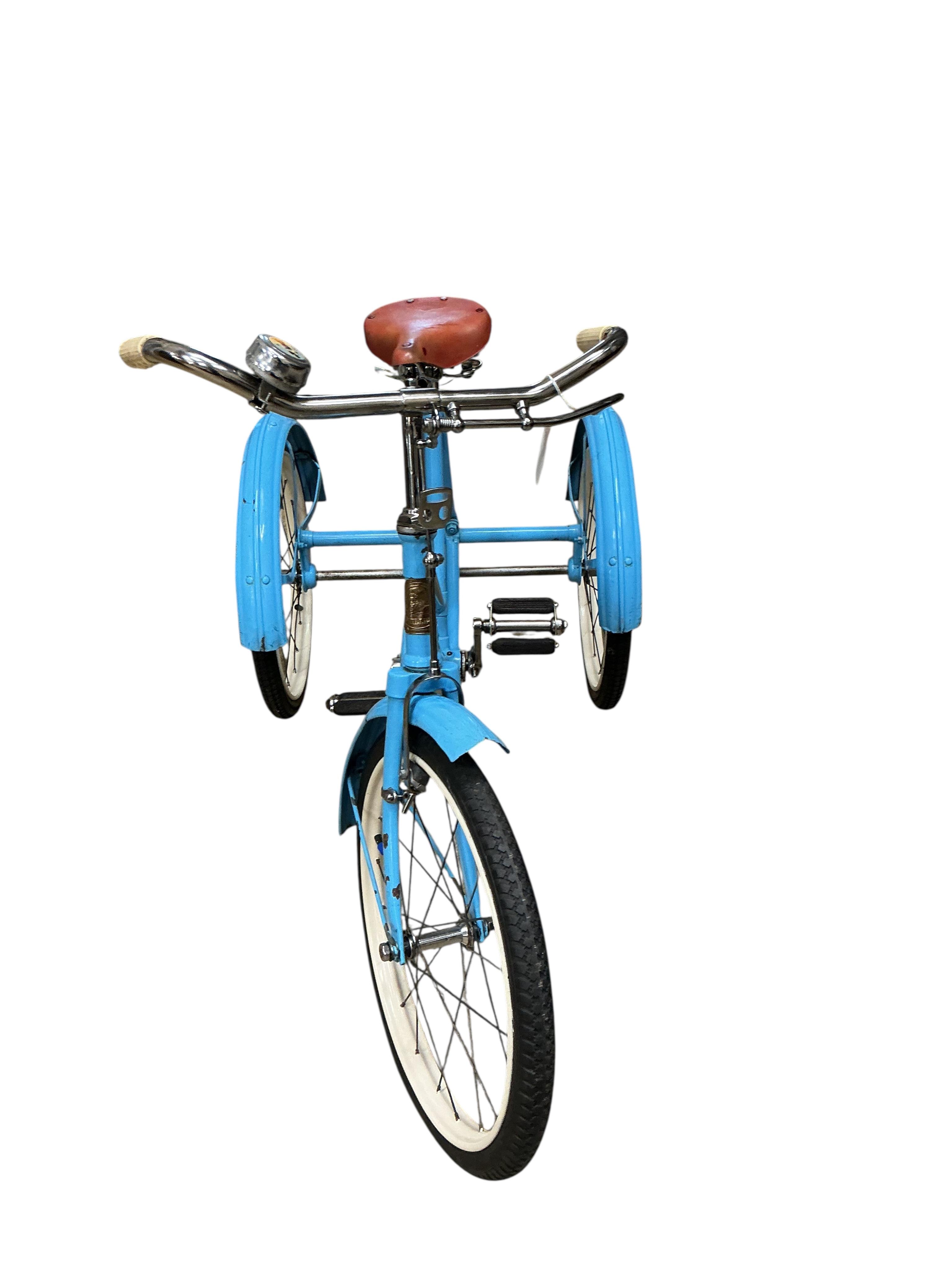 A vintage 1950's Phillips child's tricycle